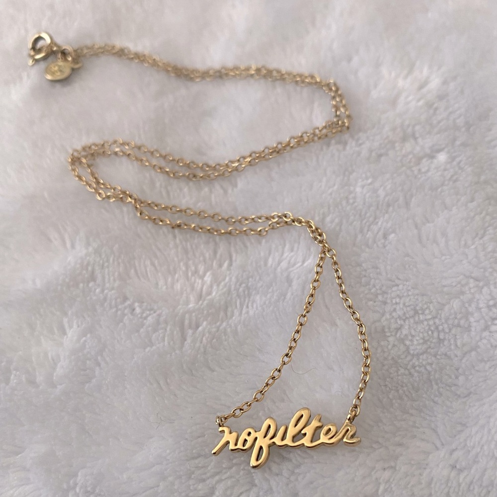 Gorjana Gold Plated "No Filter" Necklace